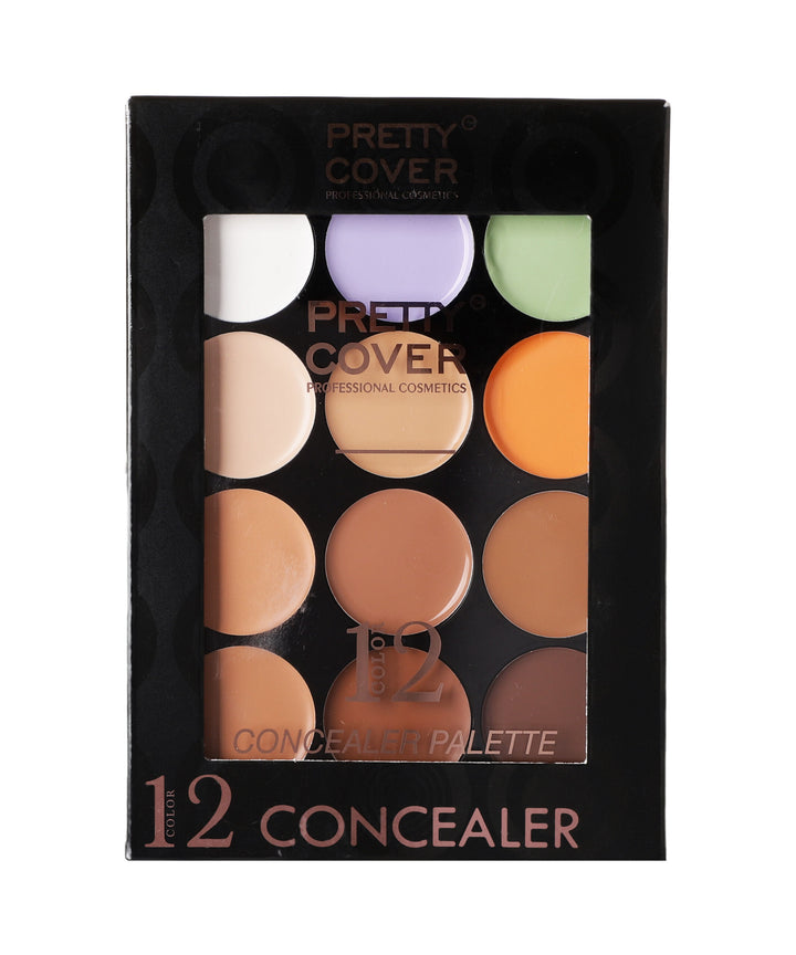 12-shade palette Concealer.