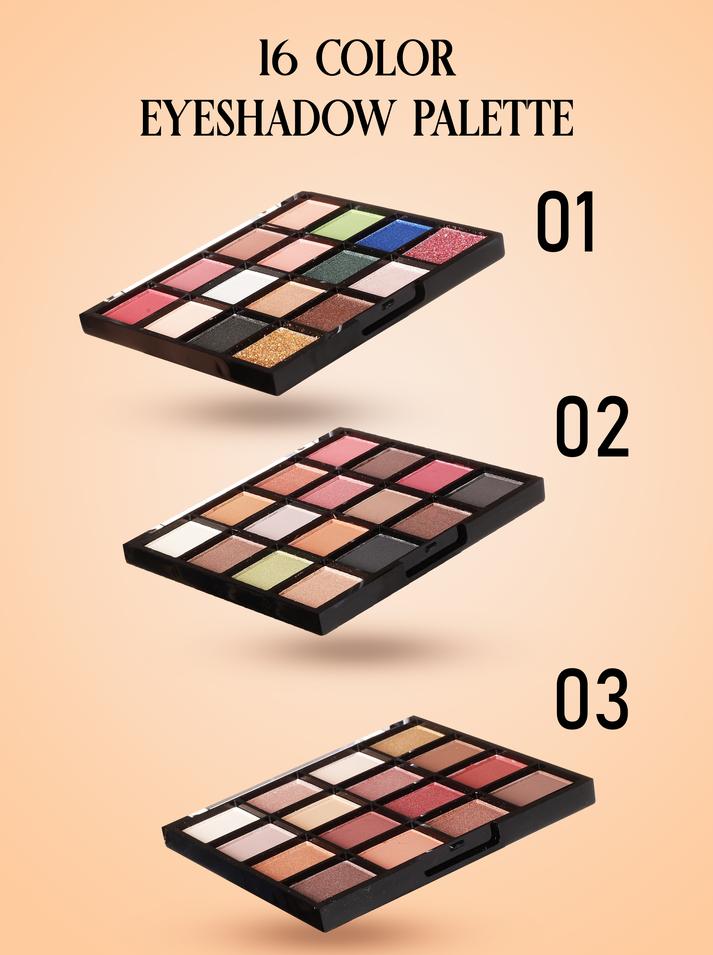 16 Shade Eyeshadow Pallet