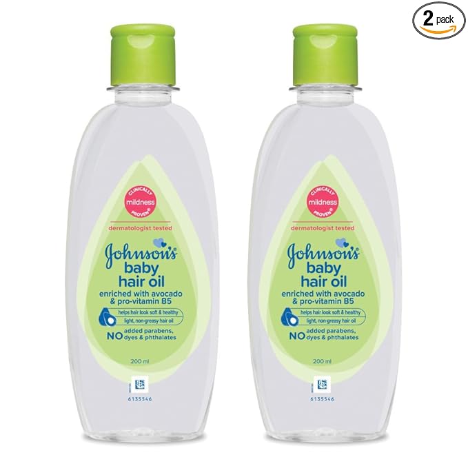 Johnson's Baby Hair Oil with Avocado, 60ml