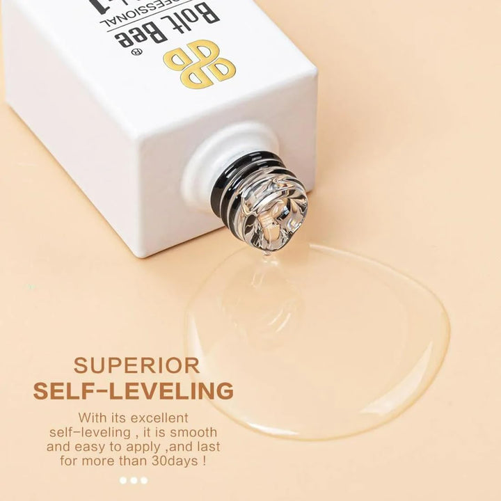 Professional 8-in-1 Versatile Builder Gel – Fake Nails, Nail Extensions, Nail Repair, Strengthening, Self-Leveling Gel, Nail Glue & Rhinestone Adhesive
