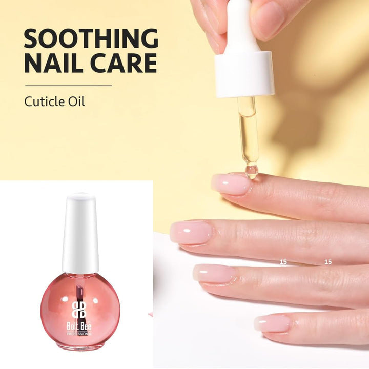 Cuticle Oil for Cuticle Care, Nail Growth & Strength With Goodness of Almond Oil - Soft, Smooth, & Strong Lustrous Nails, 12 ml  (PACK OF 3)