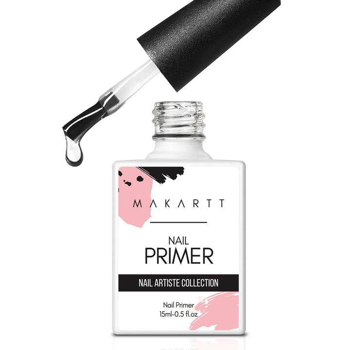 Professional UV Nail Primer, For Hydrated, Nourished & Brighter Nails | Quick Drying, Long Lasting 7.5ml (Clear, 15 ml)
