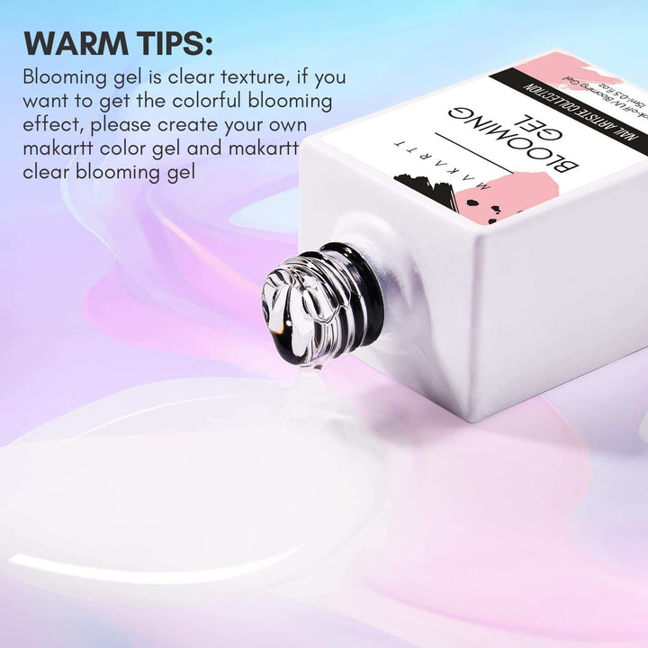 Blooming Gel Nail Polish for Spreading Effect 15ml x 2