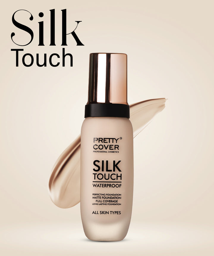 WATERPROOF SILK TOUCH WATERPROOF FOUNDATION.