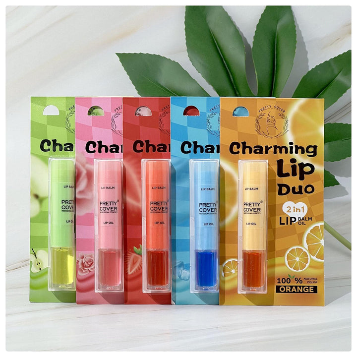 2 IN 1 LIP BALM OIL NOURISHES LIPS