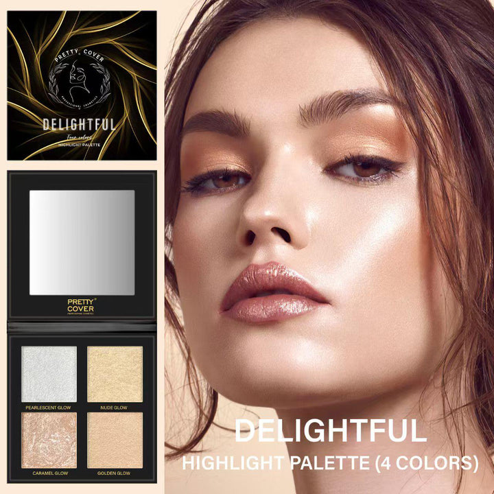 4 COLOUR HIGHLIGHTER PALETTE