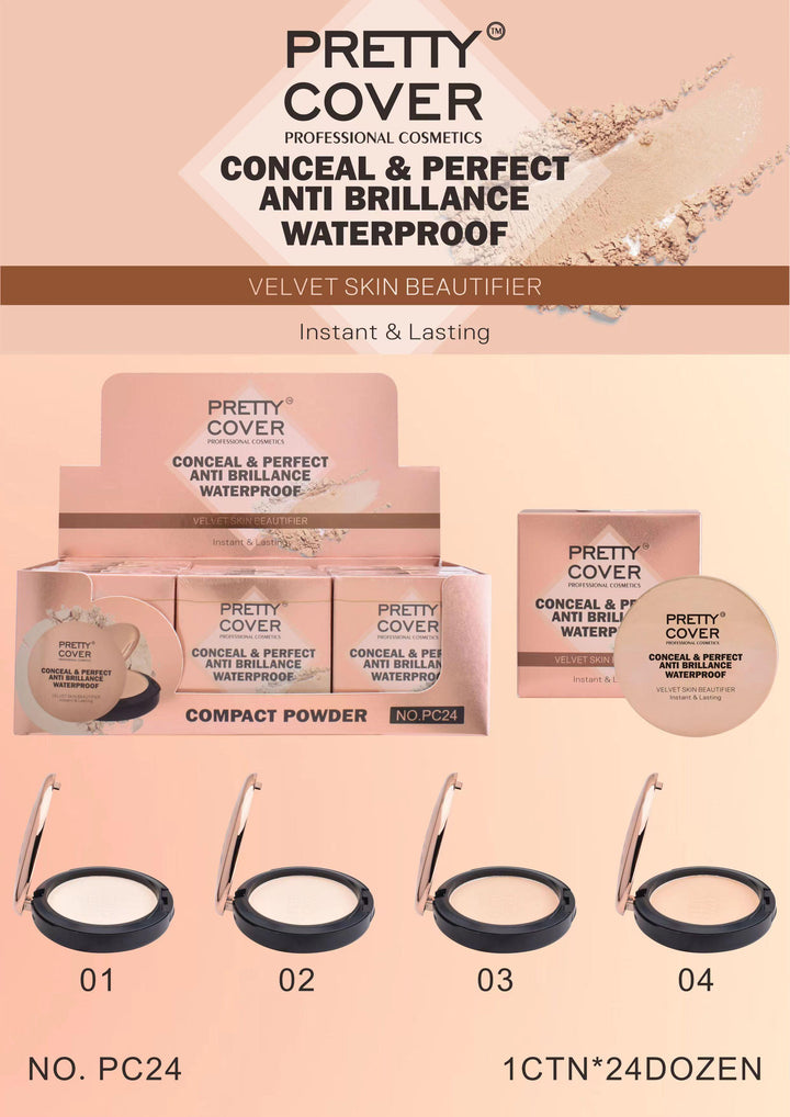 CONCEAL AND PERFECT ANTI BRILLIANCE WATERPROOF COMPACT