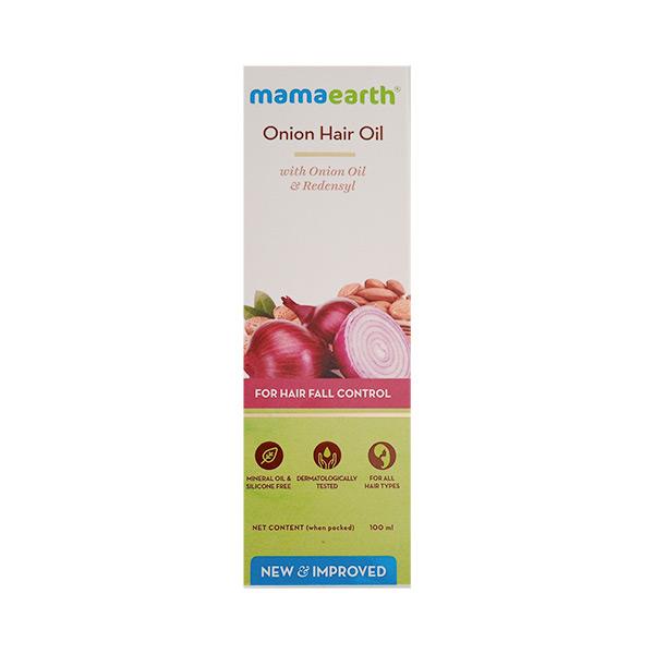 Mamaearth Onion Hair Oil for Men & Women with Onion & Redensyl for Hair Fall Control, Hair Growth Oil for Hair Fall - 100ML